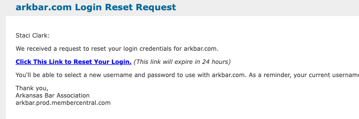 Reset your log-in information image