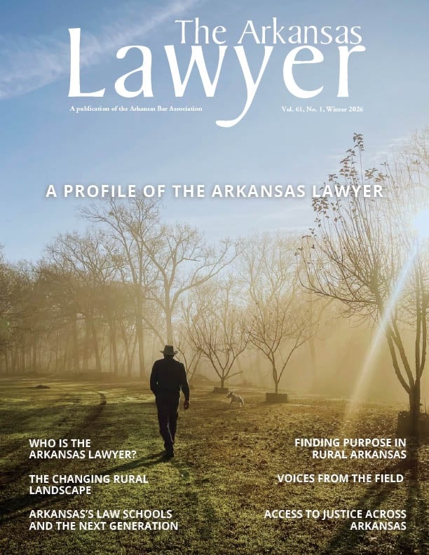 The Arkansas Lawyer magazine cover